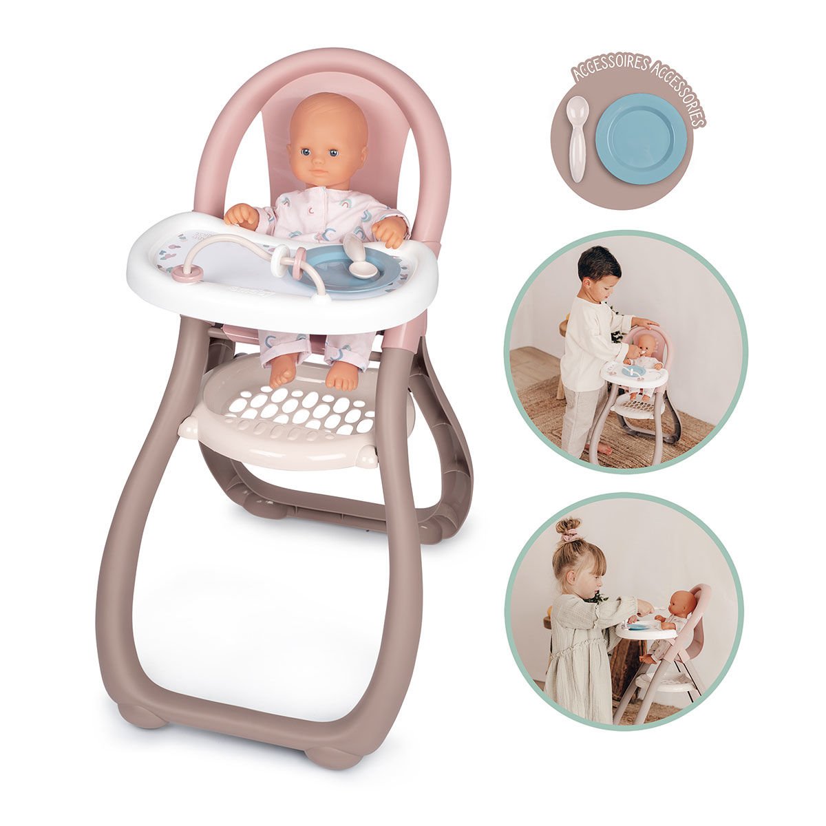 7600220370 Baby Nurse Oyuncak Bebek Mama Sandalyesi