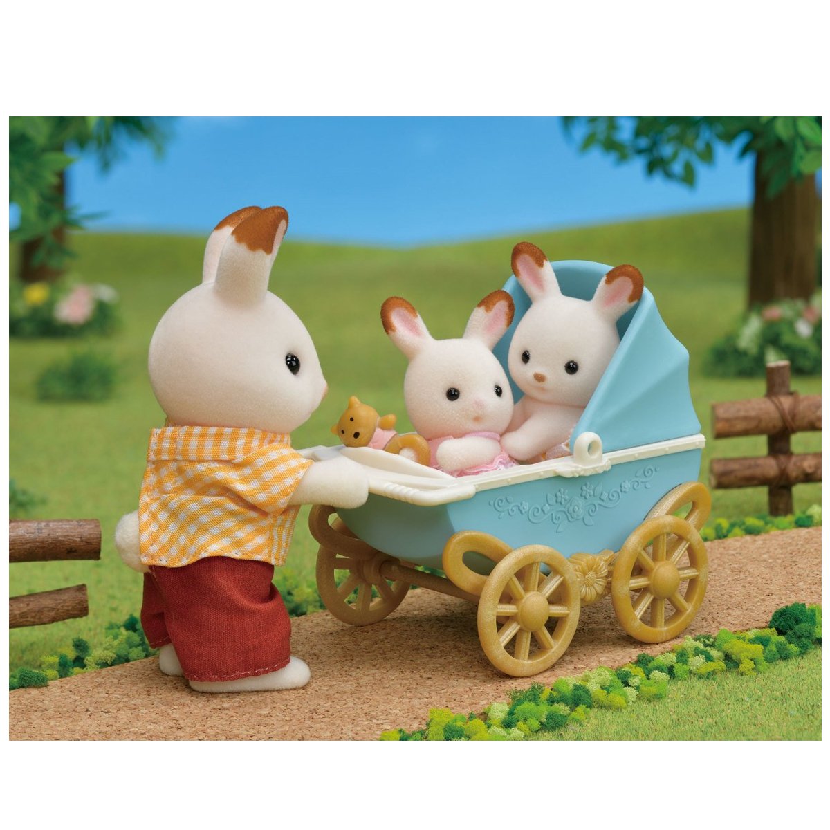 5432 Sylvanian Families, Çikolata Kulaklı İkiz Tavşan Bebek, +3 yaş