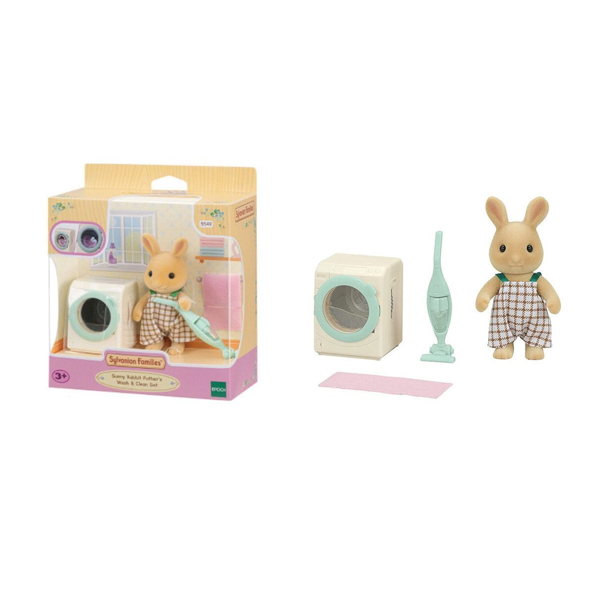 5549 Sylvanian Families Güneşli Tavşan Babanın Temizlik Seti +3 yaş