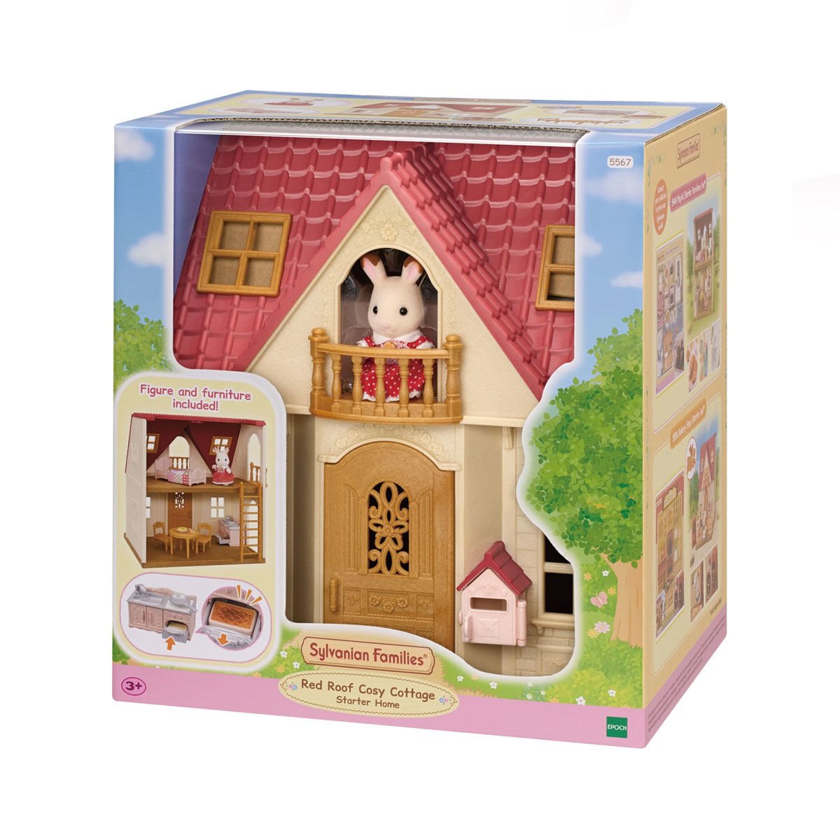 5567 Sylvanian Families Kırmızı Çatılı Başlangıç Evi +3 yaş