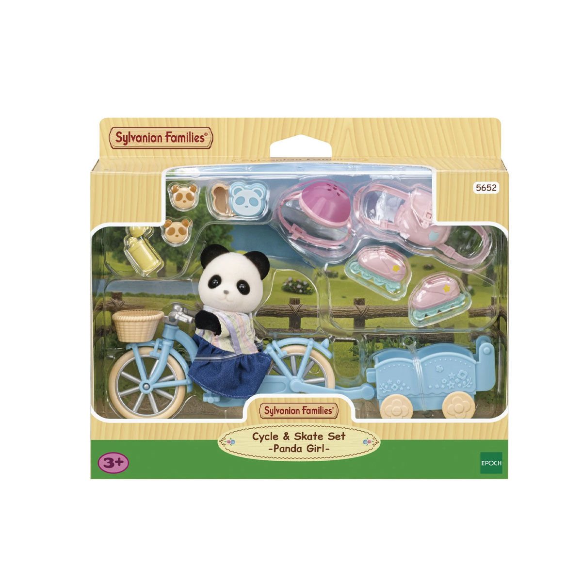 5652 Sylvanian Families Bisiklet ve Paten Set Panda +4 yaş