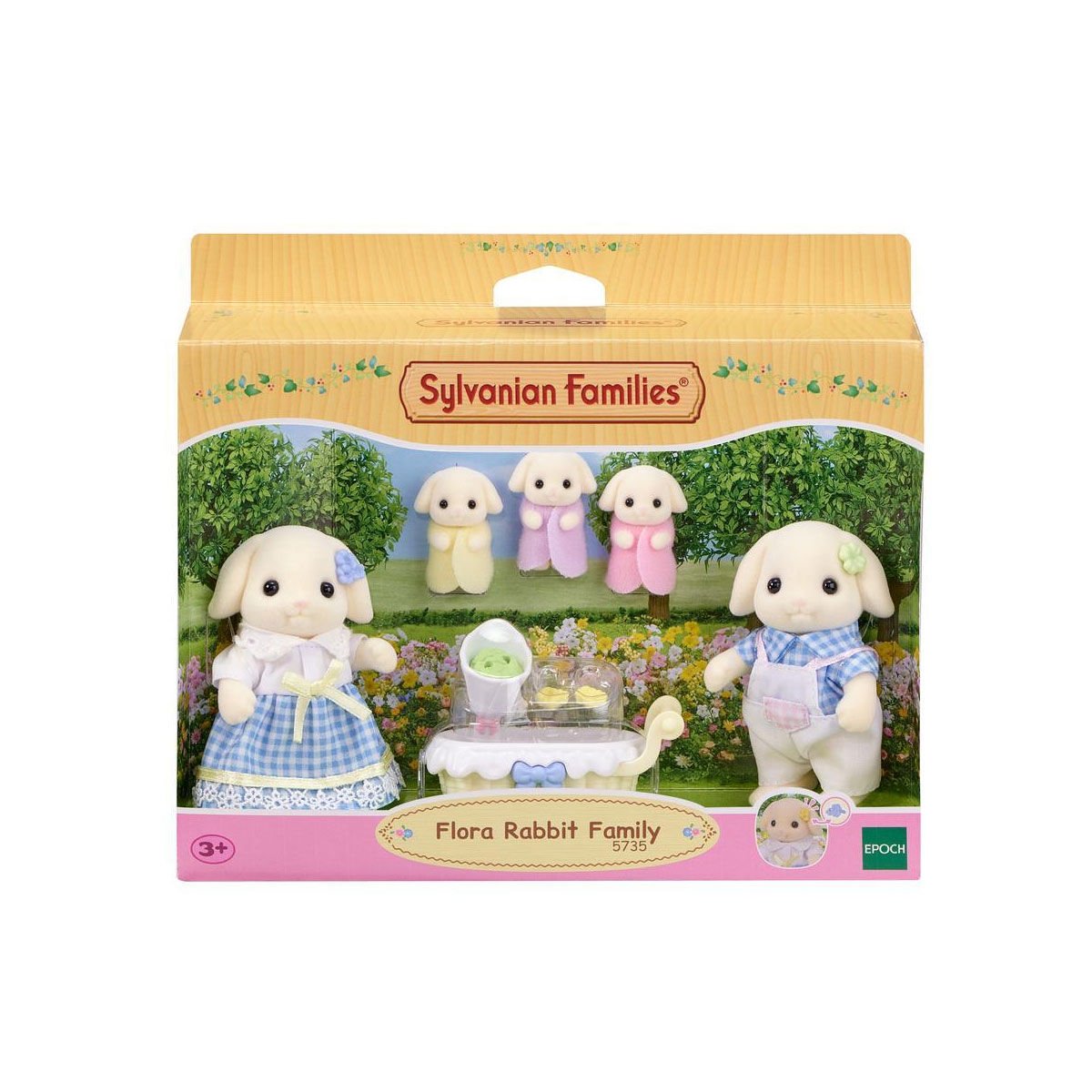 5735 Sylvanian Families Flora Tavşan Ailesi+4 yaş