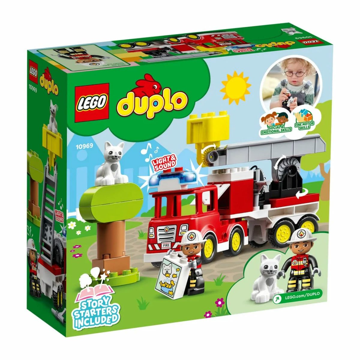 10969 Lego Duplo - İtfaiye Kamyonu,  21 parça +2 yaş