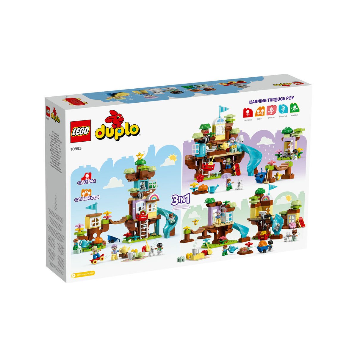 10993 LEGO® Duplo® 3’ü 1 Arada Ağaç Ev 126 parça +3 yaş