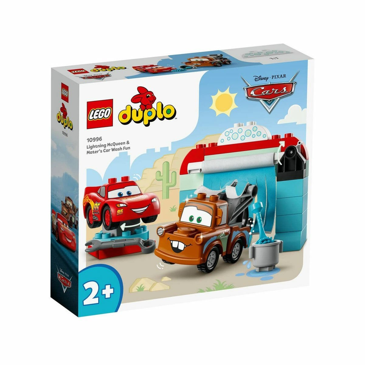 10996 Lego Duplo Şimşek McQueen ve Materin Oto Yıkama Eğlencesi  29 parça +2 yaş