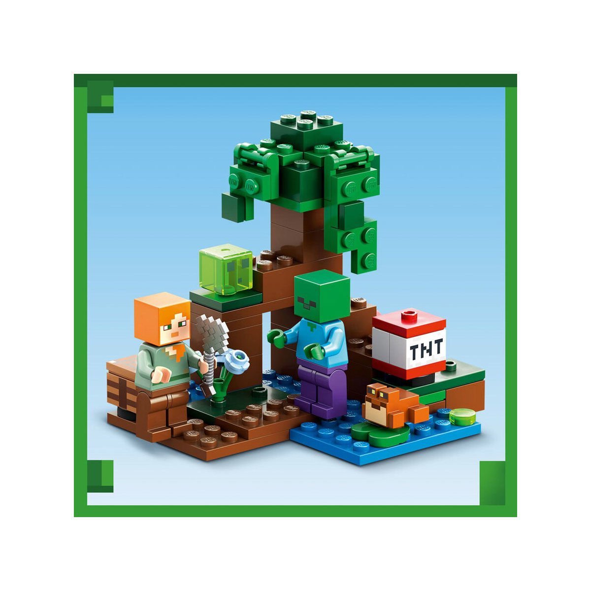 21240 Lego Minecraft Bataklık Macerası 65 parça +8 yaş