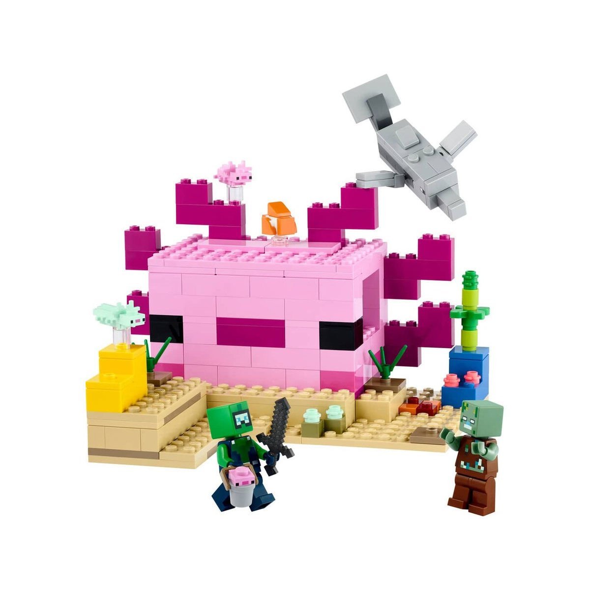 21247 Lego Minecraft Axolotl Evi 242 parça +7 yaş