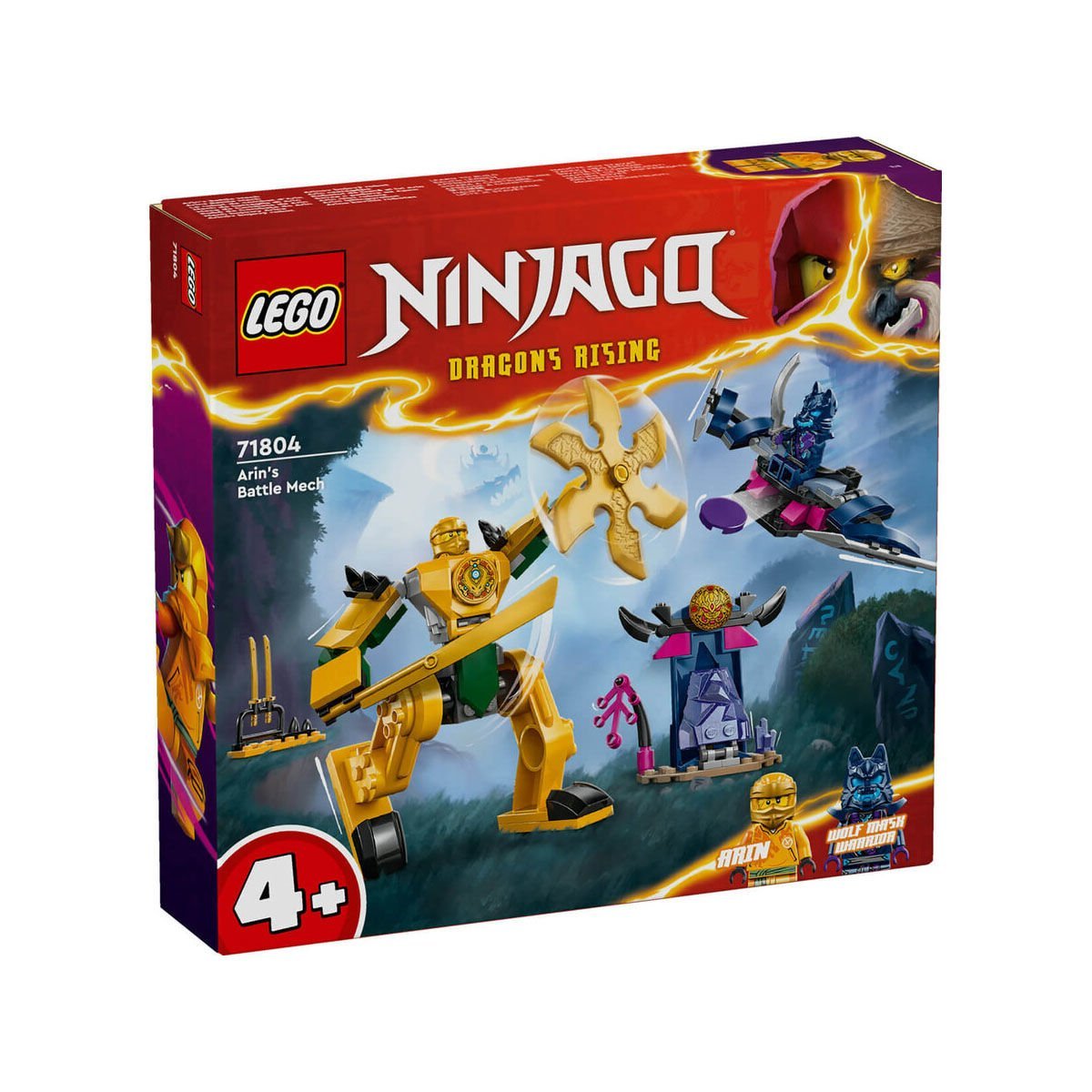 71804 LEGO® NINJAGO® Arin’in Savaş Robotu 104 parça +4 yaş