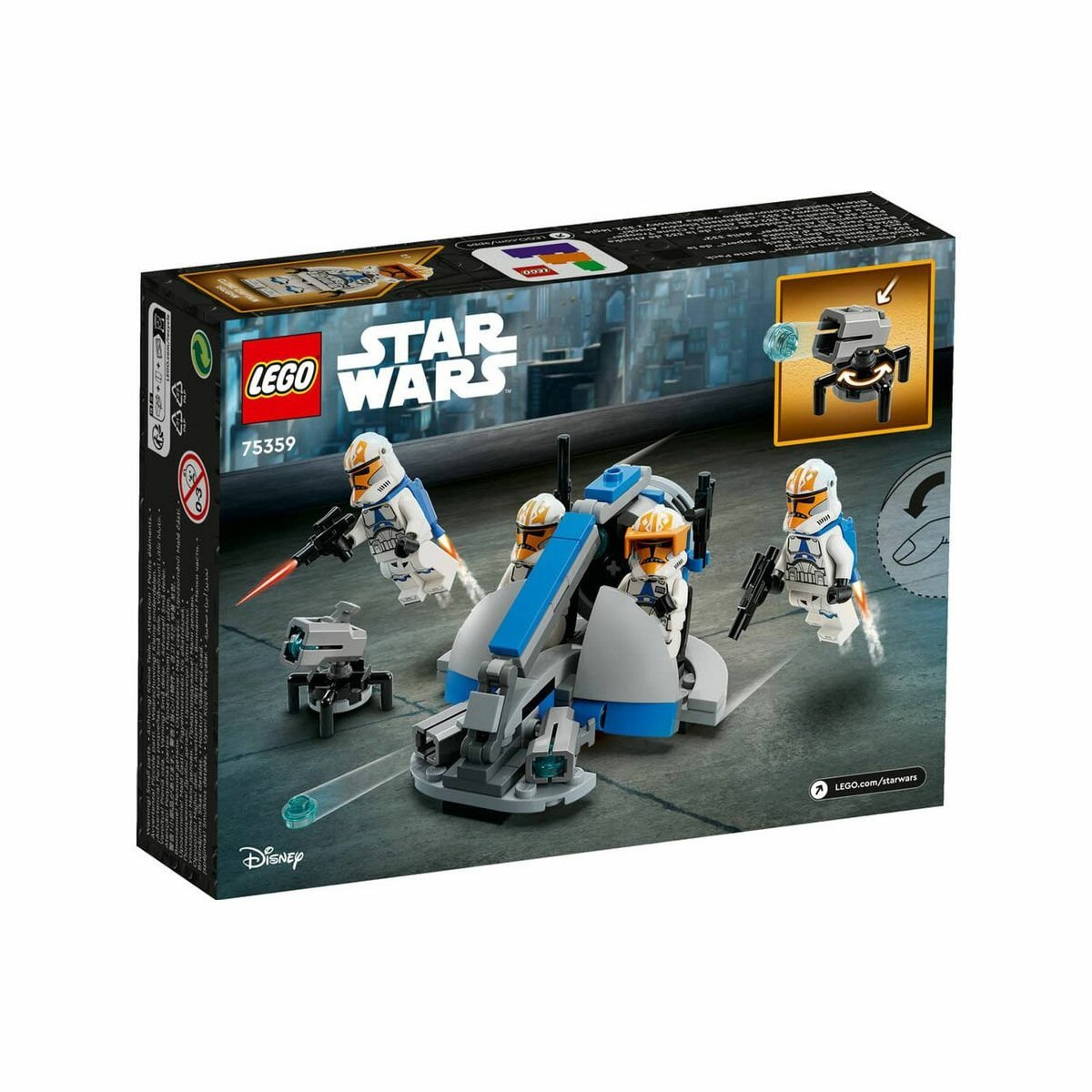 75359 LEGO® Star Wars™332. Ahsoka’nın Klon Trooper™’ı Savaşı 108 parça +6 yaş