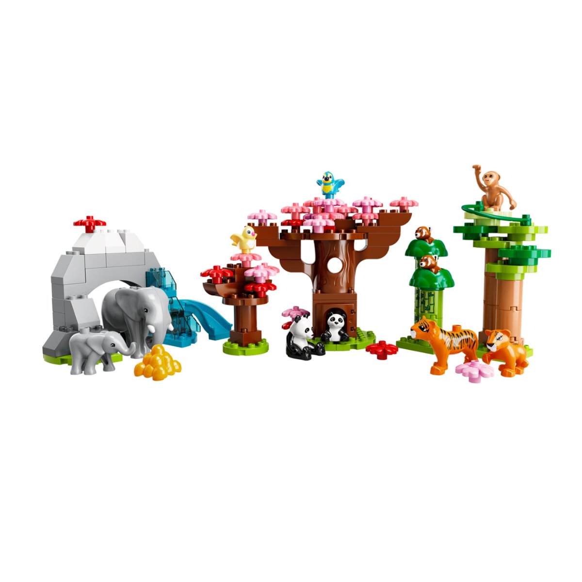 10974 Lego Duplo - Vahşi Asya Hayvanları, 117 parça +2 yaş