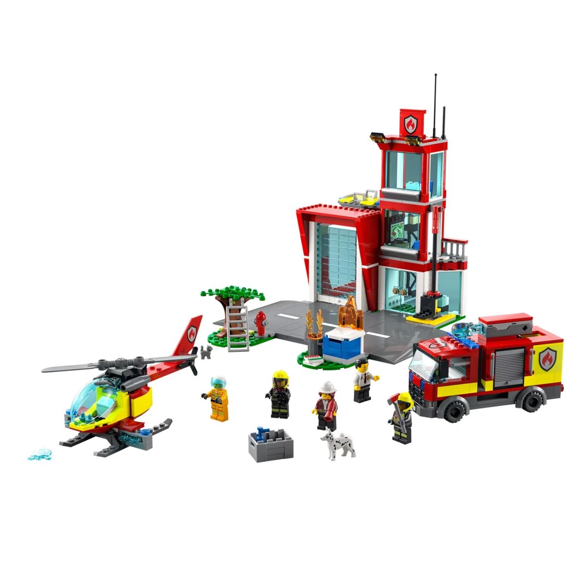 60320 LEGO® City - İtfaiye Merkezi,  540 parça, +6 yaş