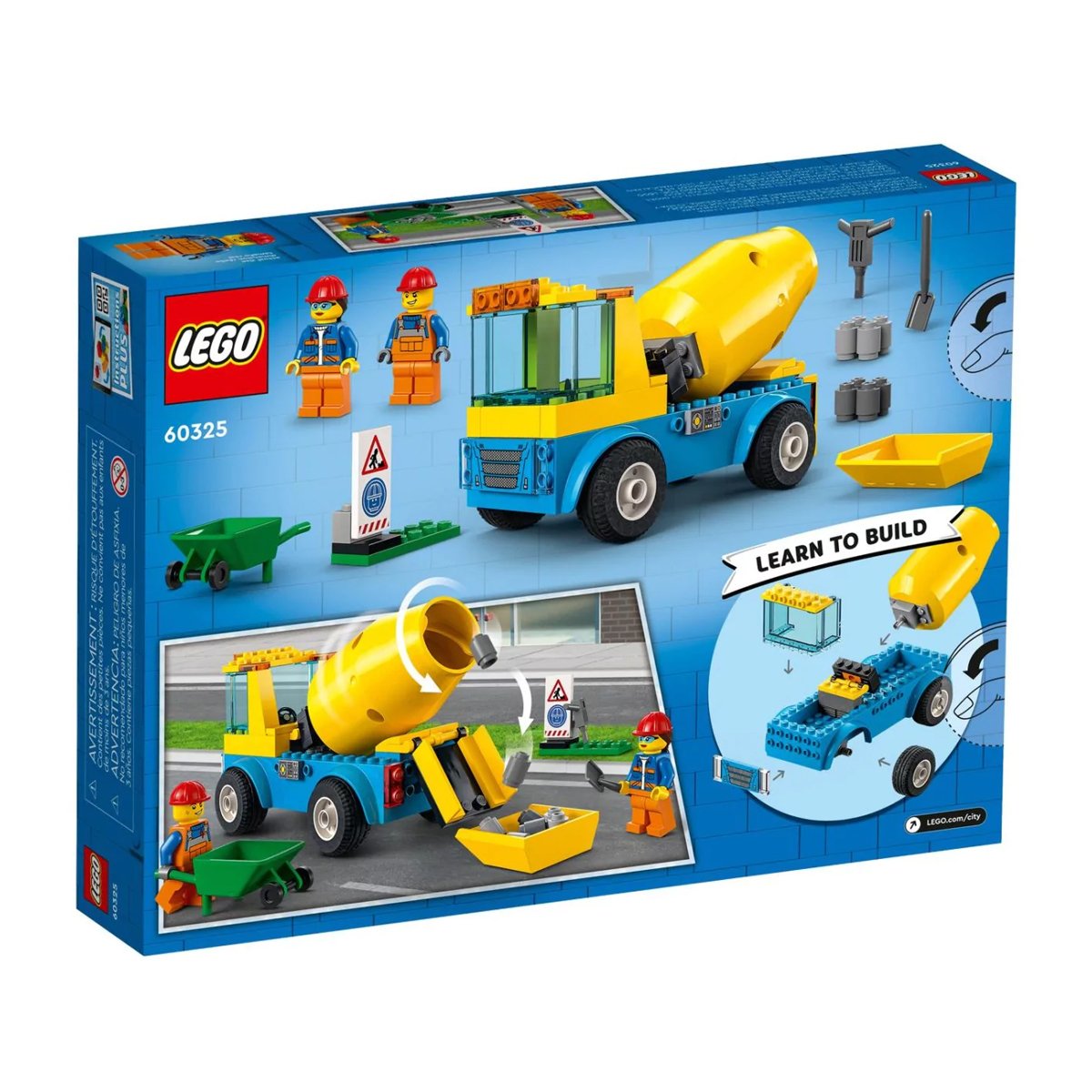 60325 LEGO® City Beton Mikseri 85 parça +4 yaş