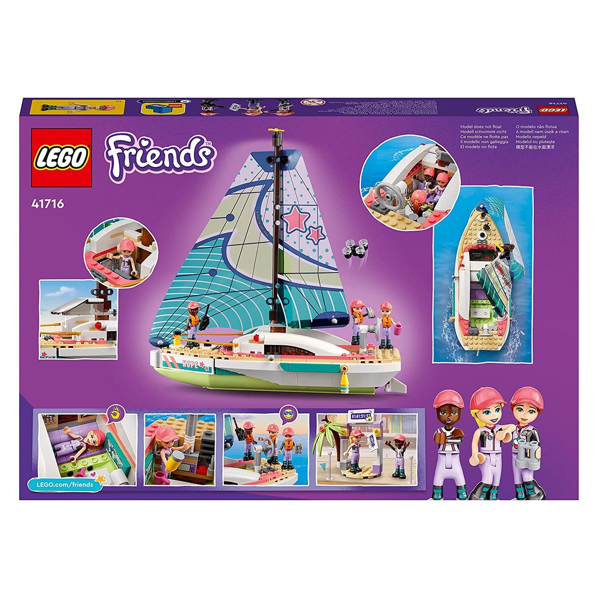 41716 LEGO® Friends - Stephanie’nin Yelkenli Macerası 304 parça +7 yaş