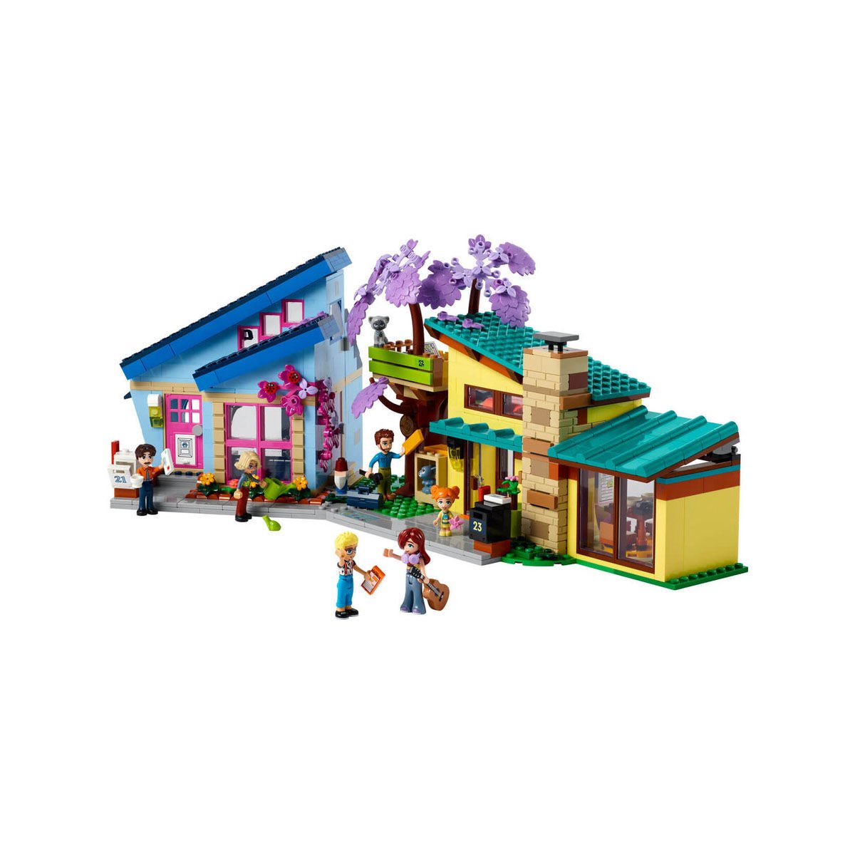 42620 LEGO® Friends Olly ve Paisley’nin Aile Evleri 1126 parça +7 yaş