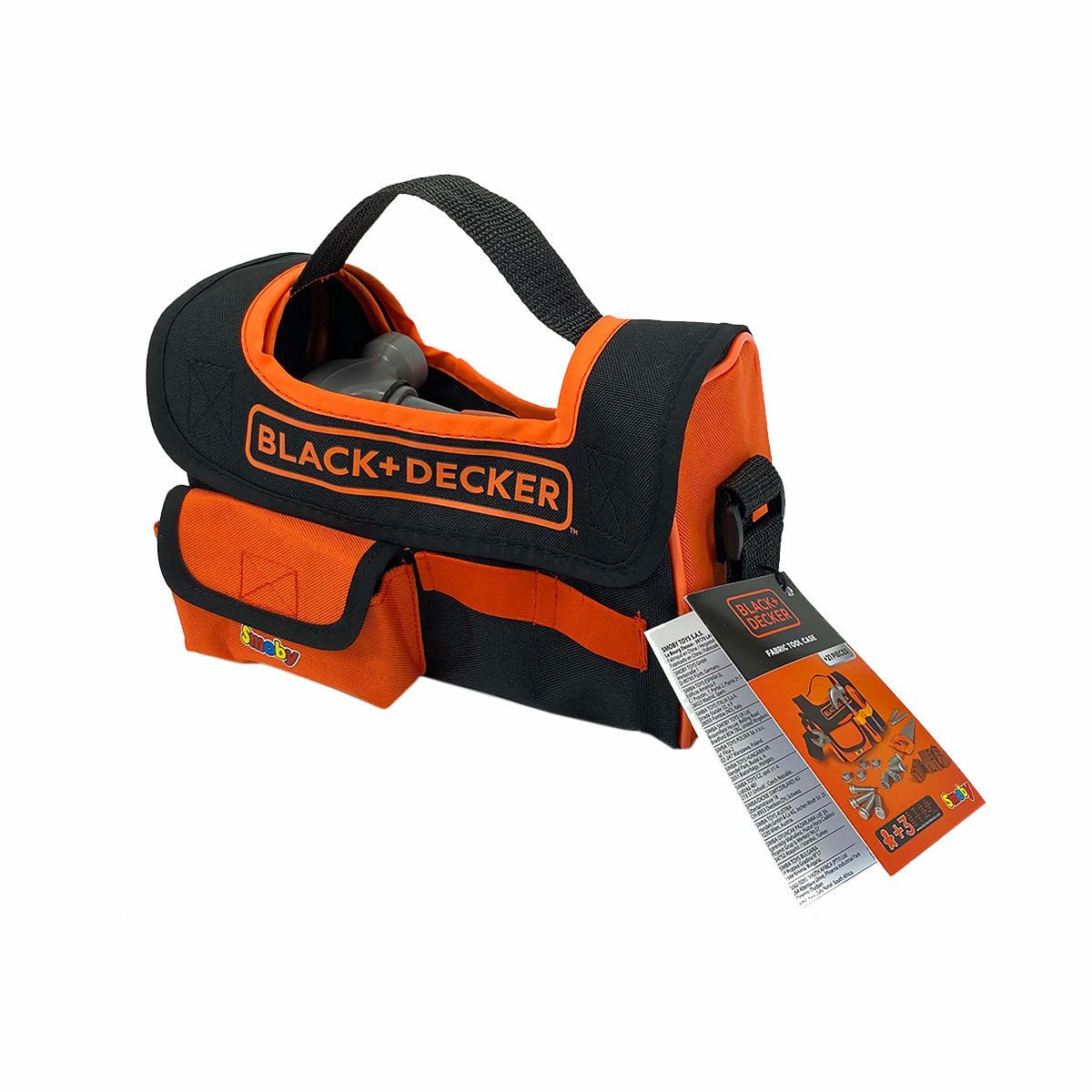 7600360142 Black + Decker Kumaş Oyuncak Alet Çantası -Smoby