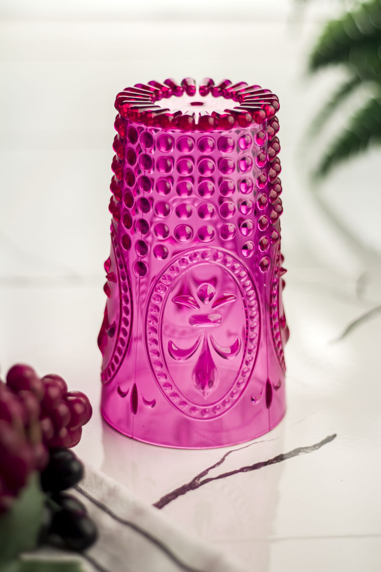 EW’s Kitchenware Akrilik Pembe 6’lı Uzun Meşrubat Bardağı 750 ml