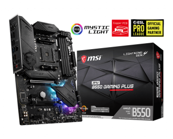 MSI MPG B550 GAMING PLUS DDR4 4400(OC)Mhz ATX AM4 Anakart