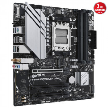 Asus Prime B650M-A WIFI II DDR5 6400Mhz(OC) M.2 mATX AM5 Anakart