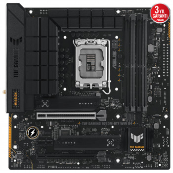 Asus Tuf Gaming B760M-BTF WIFI D4 5333 M.2 HDMI DP 1700p mATX Anakart