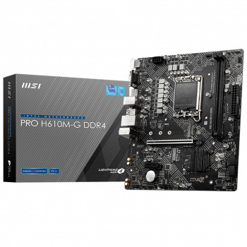 MSI Pro H610M-G DDR4 3200MHZ mATX 1700 Anakart