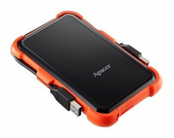 Apacer AC630 Siyah-Turuncu 1 TB Askeri Sınıf Darbeye Dayanıklı 2.5’’ USB 3.1 Taşınabilir Harddisk (AP1TBAC630T-1)