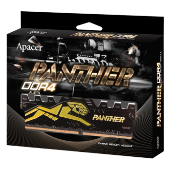 Apacer Panther Black-Gold 8 GB (1x8GB) 3200MHz CL16 DDR4 Gaming Ram