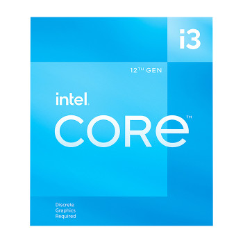 Intel Core i3-12100F 3.30Ghz 12MB 1700p 12. Nesil Fanlı Box CPU