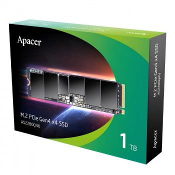 Apacer AS2280P4X-1 1TB 7400-7000 MB/s M.2 PCIe Gen4x4 SSD (AP1TBAS2280Q4U-1)