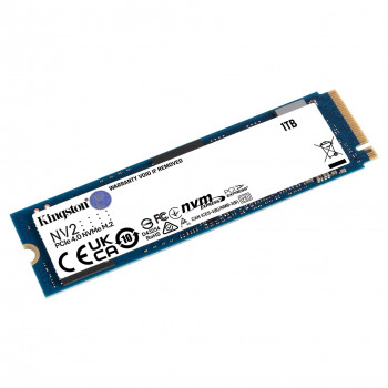 Kingston 1 TB NV2 SNV2S/1000G 3500/2100/MB/s M.2 NVMe SSD