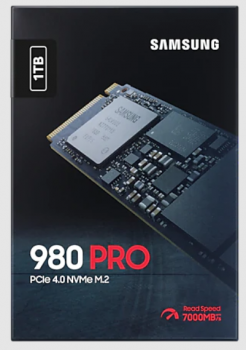 Samsung 1 TB 980 7000/5000MB/s PRO M.2 NVMe SSD