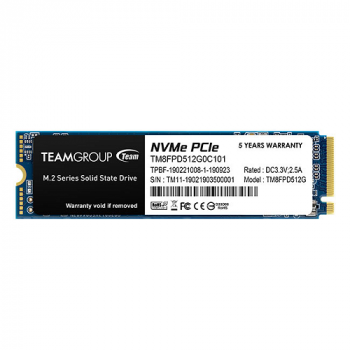 Team MP33 Pro 512 GB 2400/2100MB/s NVMe PCIe Gen3x4 M.2 SSD