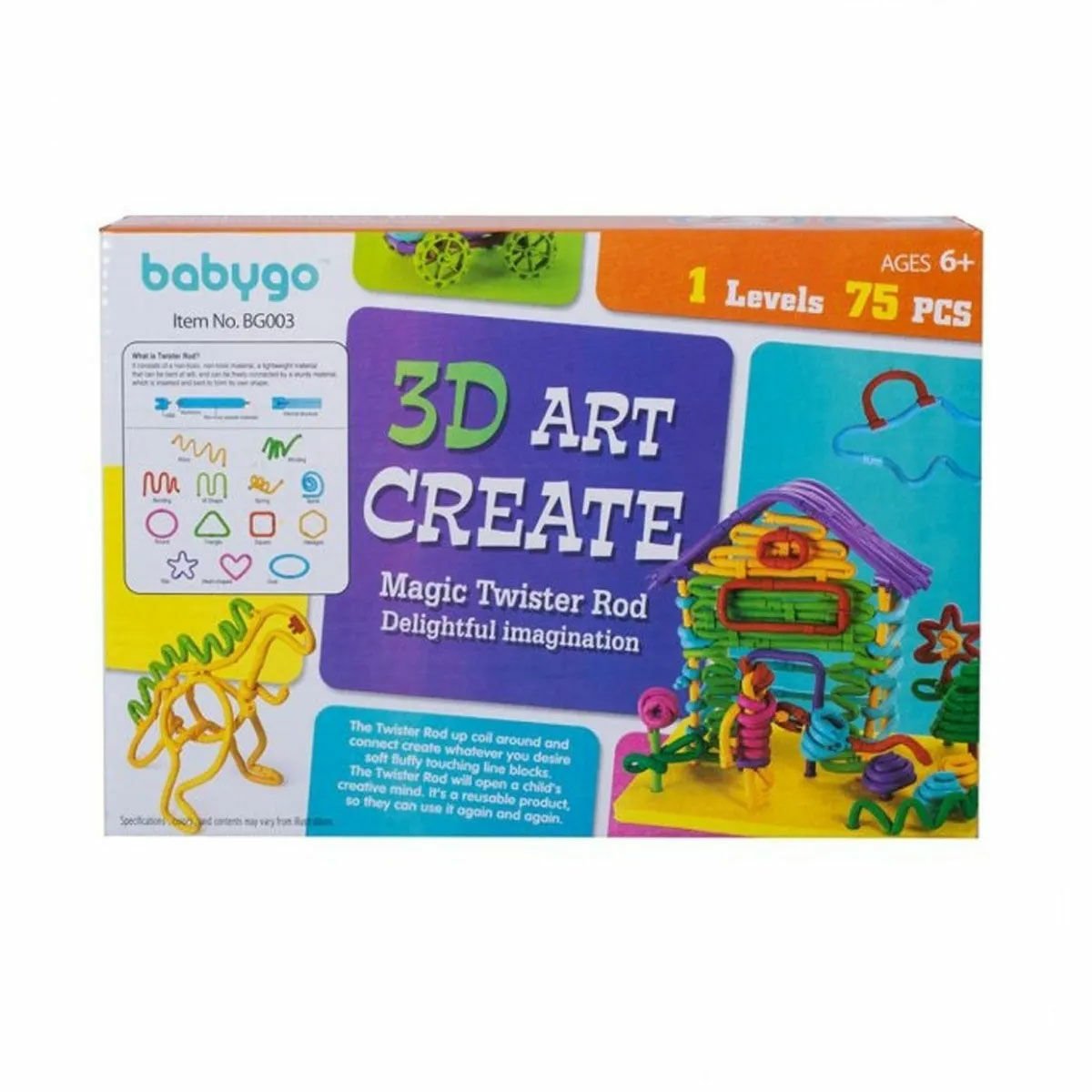 9162  3d Art Create Magıc Twıster Rod -Başeltoys