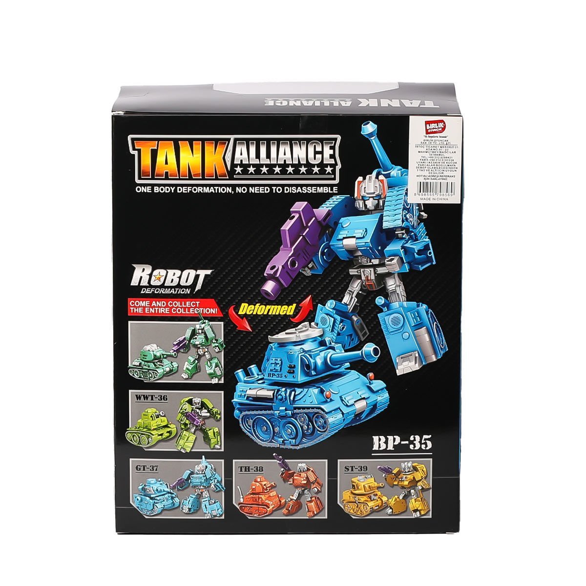 8386 Dönüşebilen Tank Robot - Birlik Oyuncak