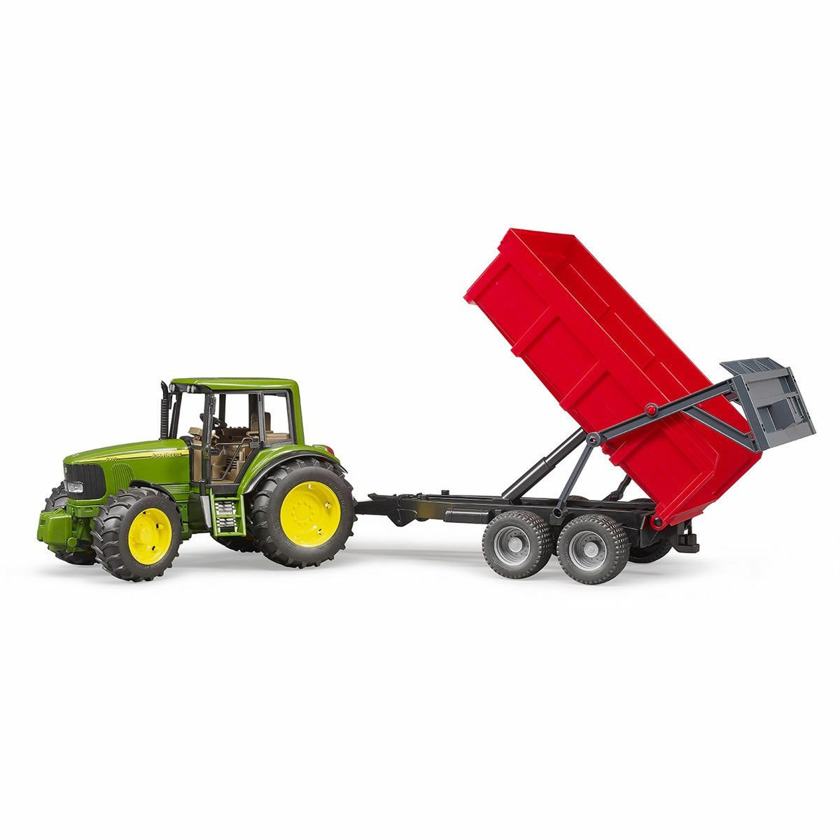 BR02057 John Deere 6920 Traktör + Kırmızı Römork