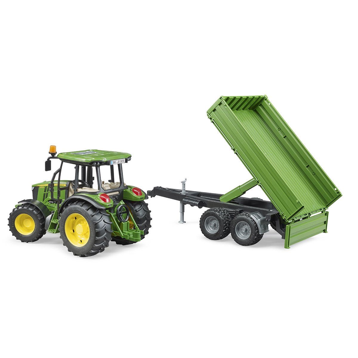 BR02108 John Deere 5115 Traktör + Römork