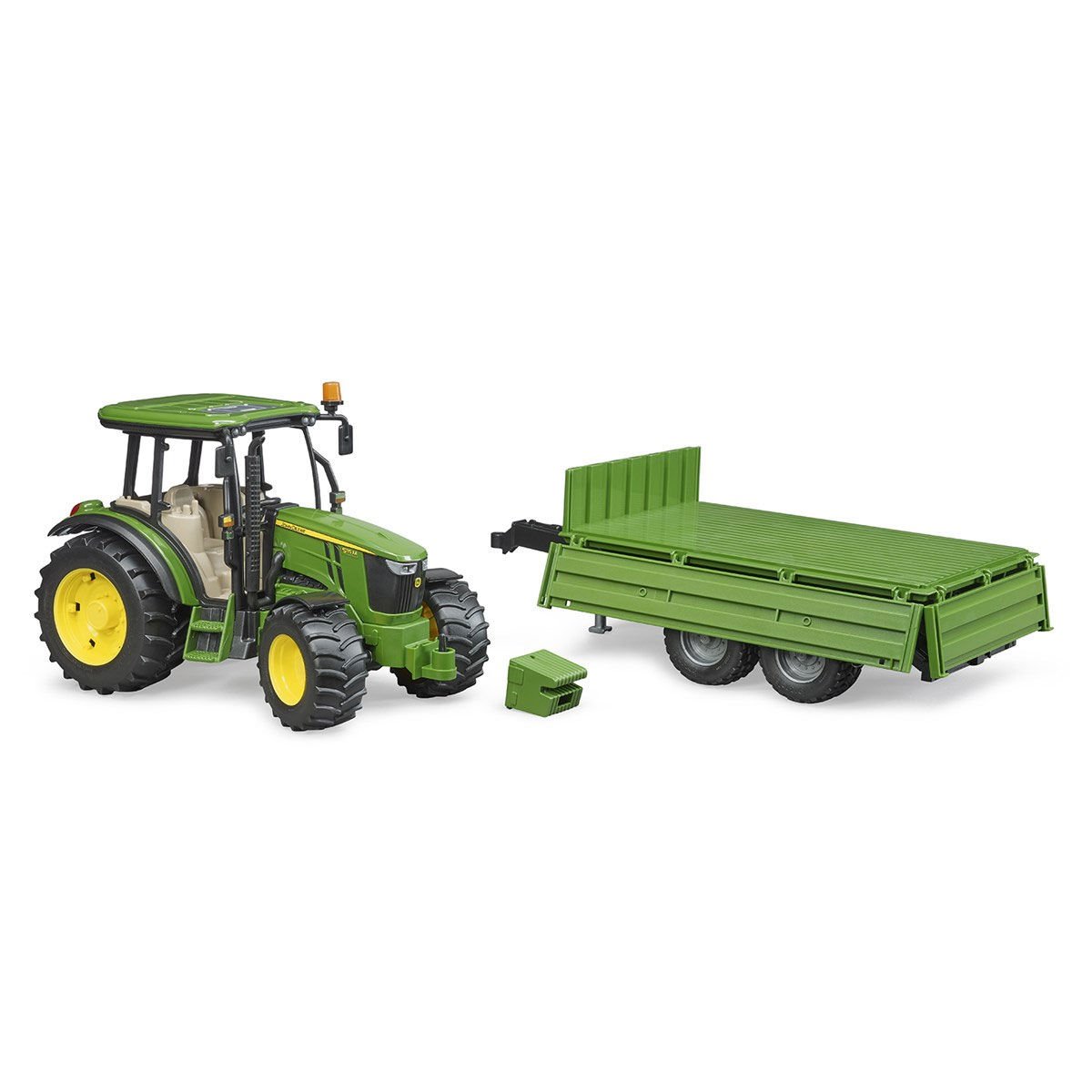 BR02108 John Deere 5115 Traktör + Römork