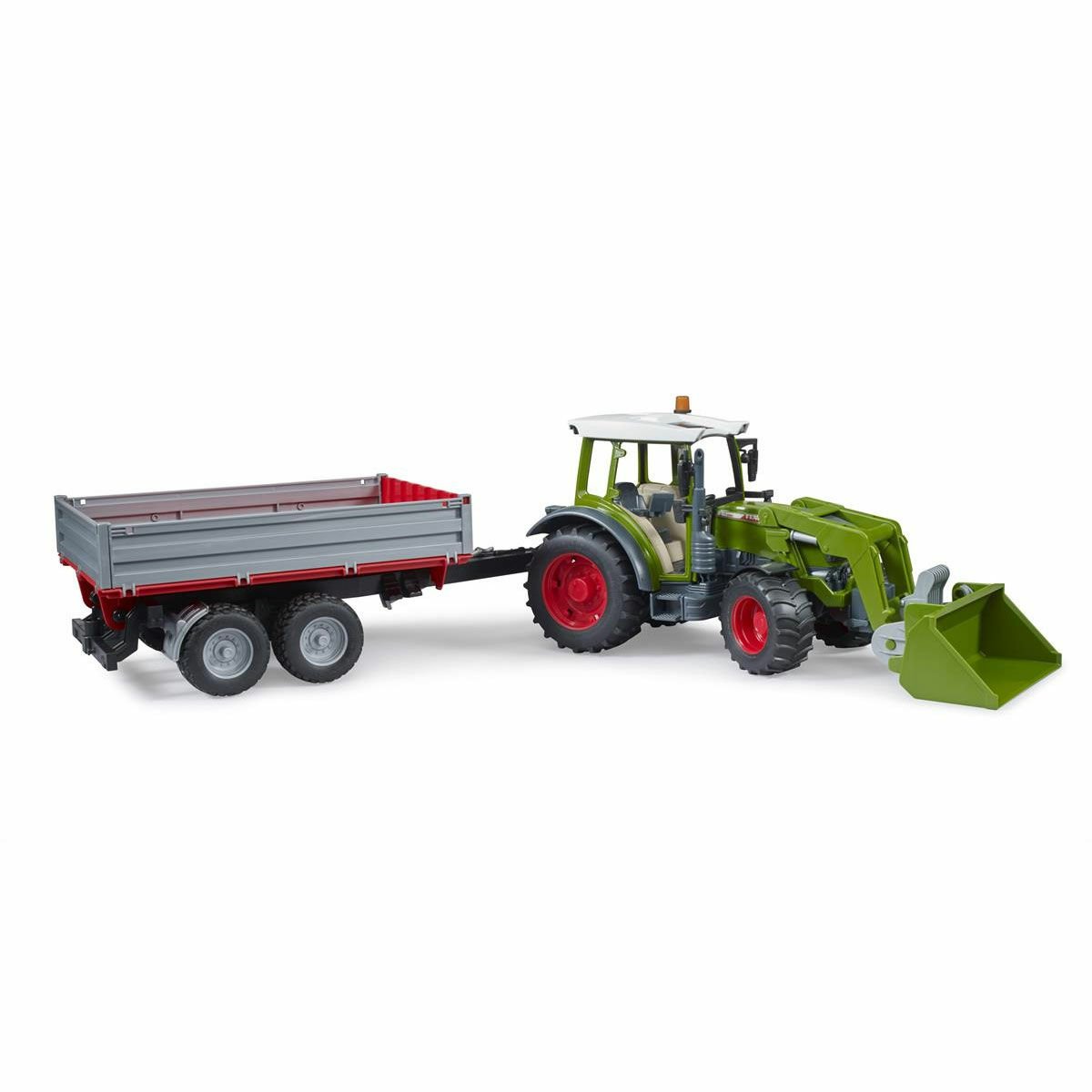 BR02182 Fendt Vario 211 Kepçeli Traktör ve Römork