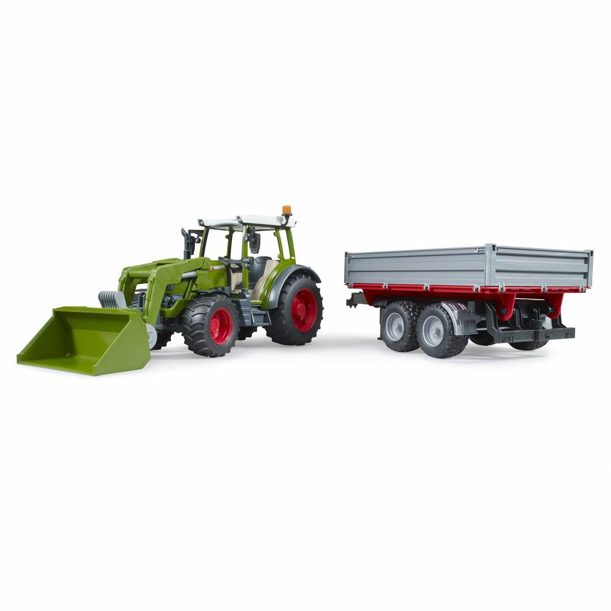 BR02182 Fendt Vario 211 Kepçeli Traktör ve Römork