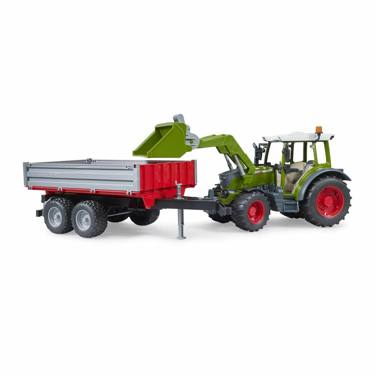 BR02182 Fendt Vario 211 Kepçeli Traktör ve Römork