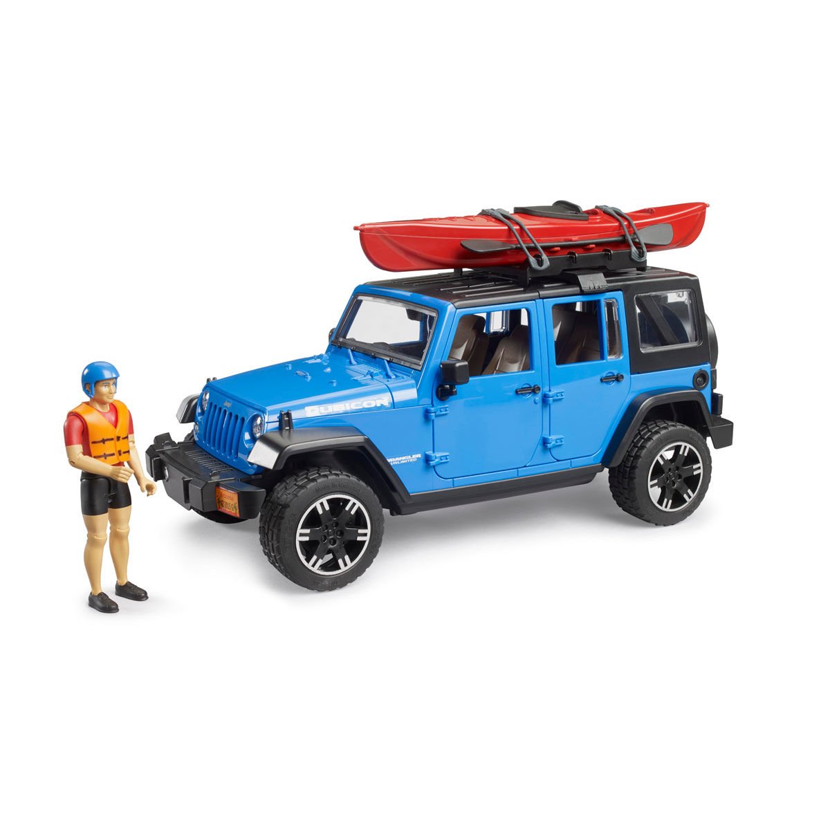 BR02529 Bruder Jeep Wrangler U. Rubicon, Kano ve Sürücü