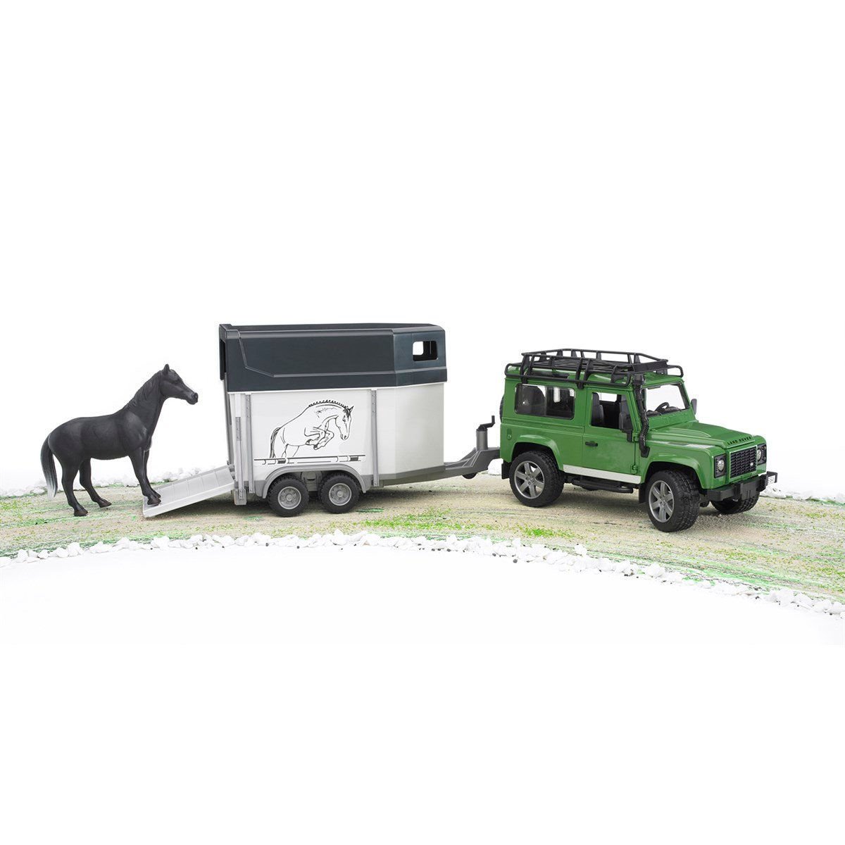 BR02592 Land Rover Arazi Aracı ve At Nakil Aracı