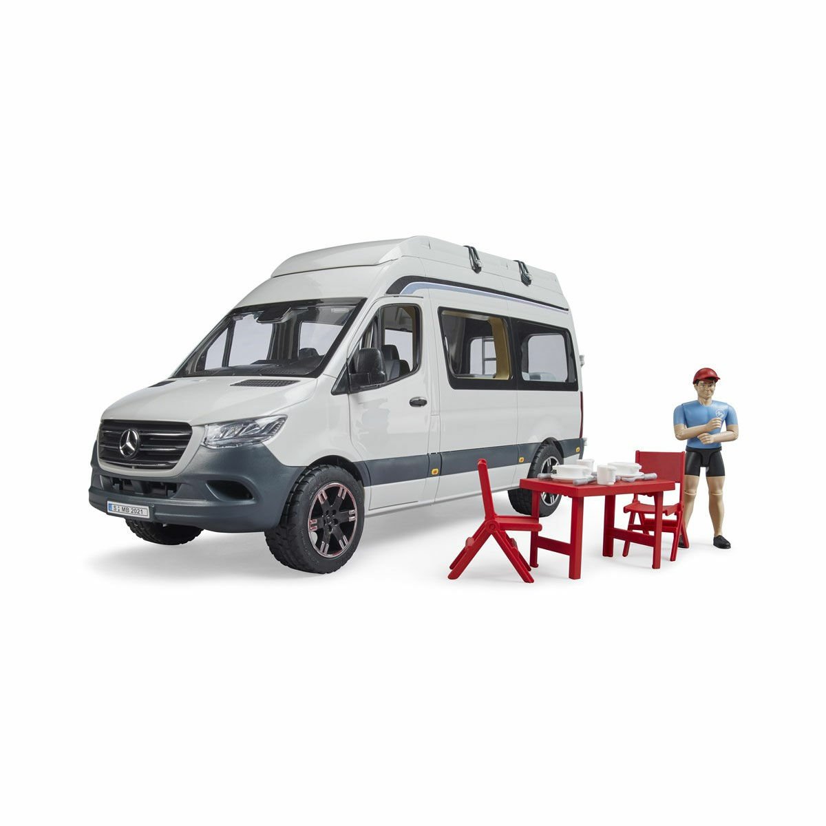 BR02672 Mercedes-Benz Sprinter Karavan, Aksesuarlar ve Sürücüsü +4 yaş