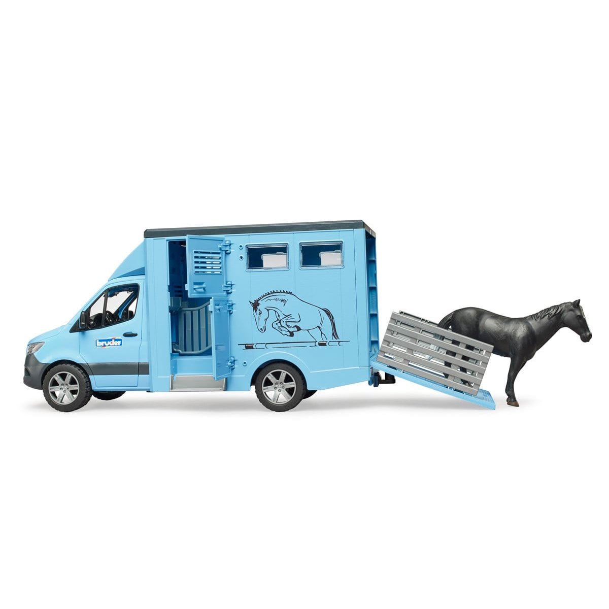 BR02674 Bruder Mercedes Benz Sprinter At Nakil Aracı ve At