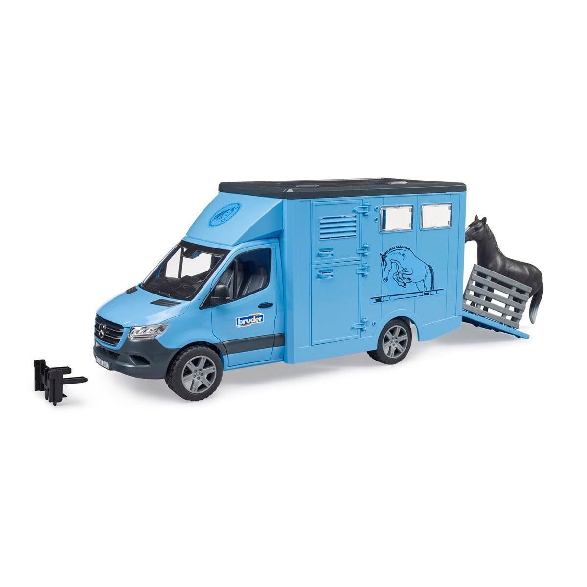 BR02674 Bruder Mercedes Benz Sprinter At Nakil Aracı ve At