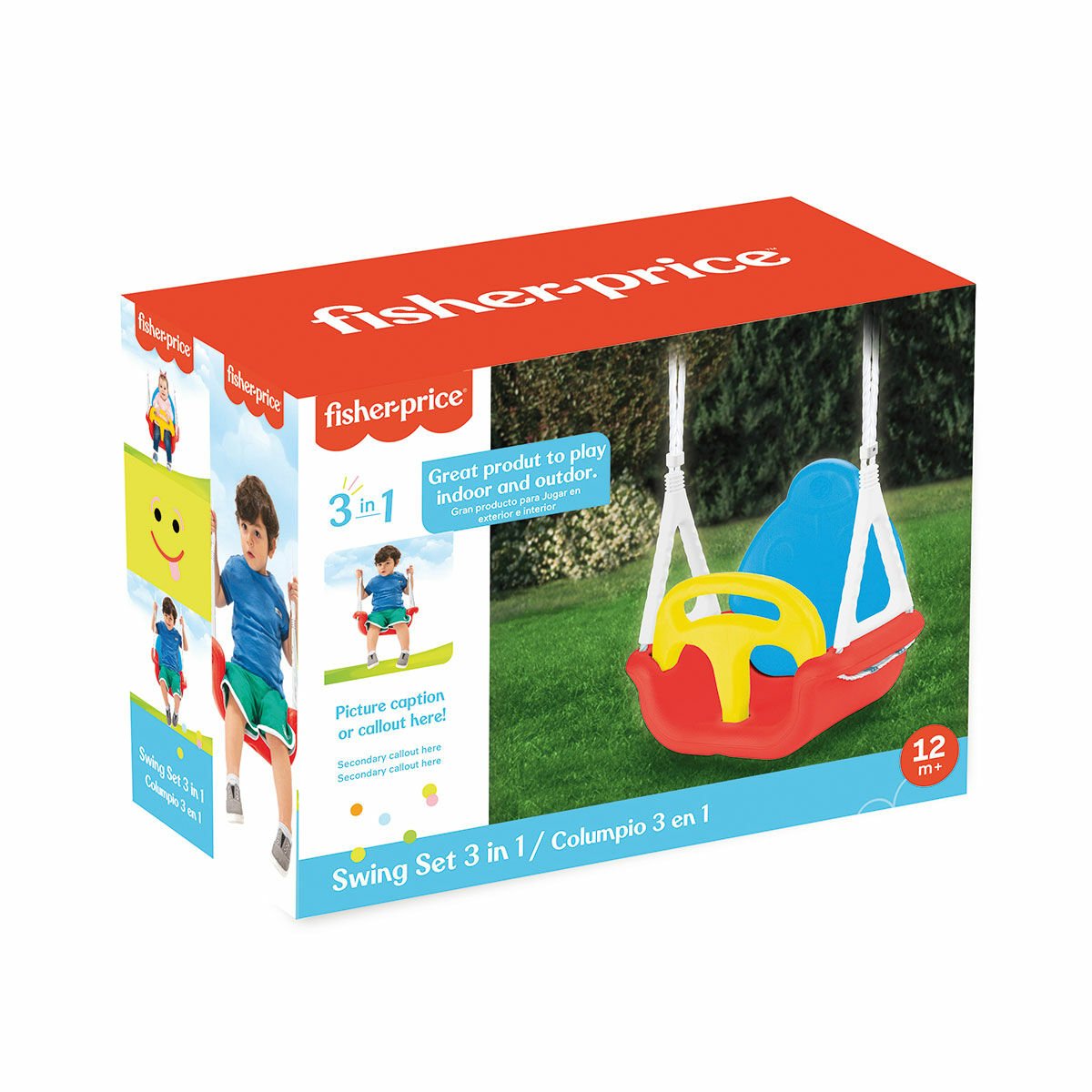 1816  Fisher Price Jumbo Salıncak -Dolu