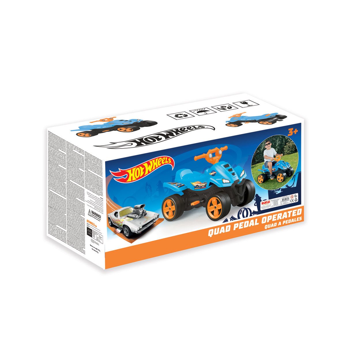 2365 Hot Wheels Pedallı Quad ATV -Dolu