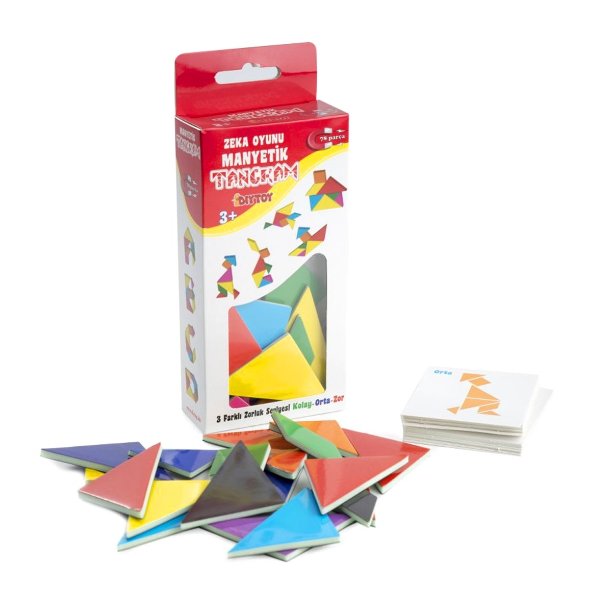 1321 DıyToy Manyetik Zeka Oyunu Tangram