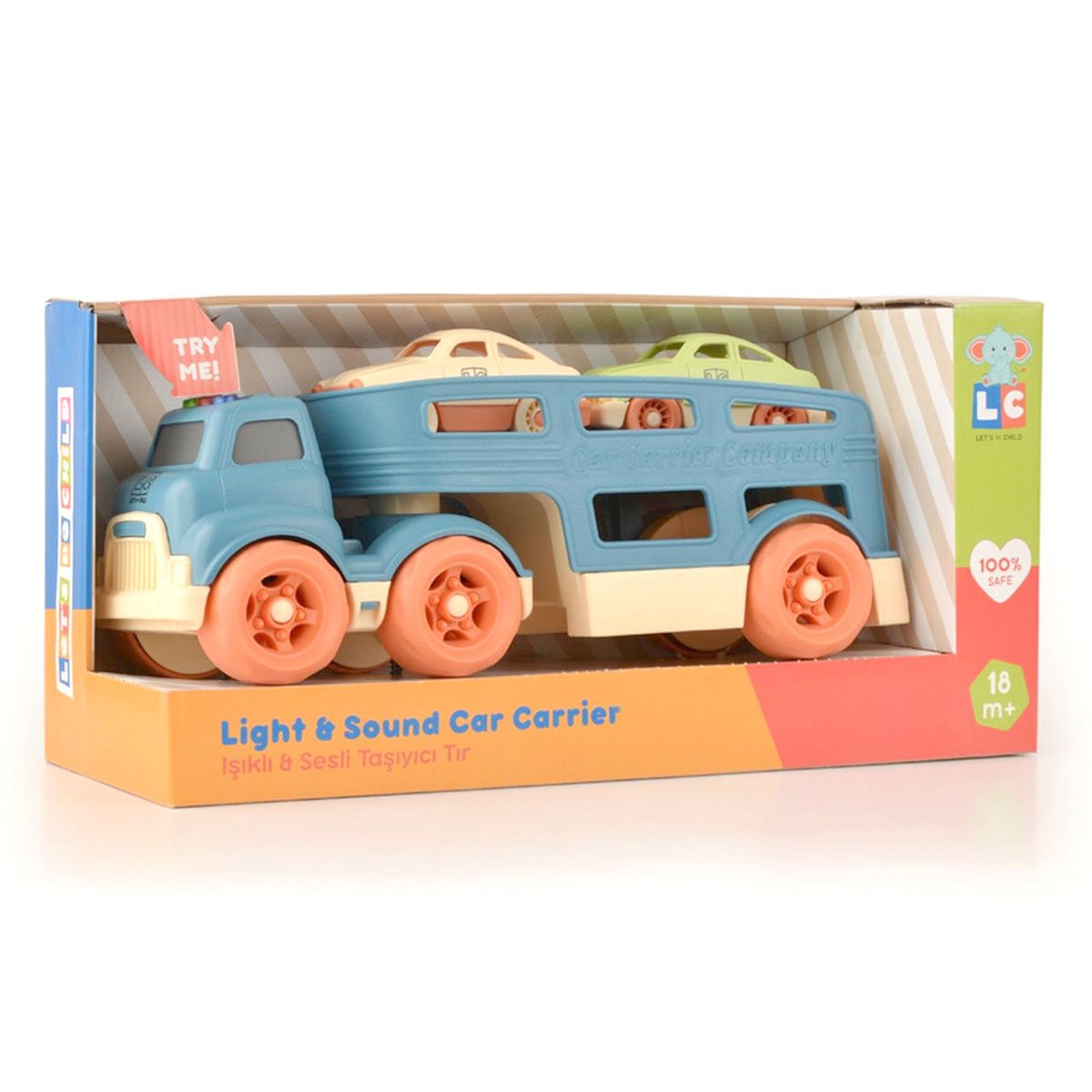 LC-31022 Sesli ve Işıklı Taşıyıcı Tır 3 Parça -Let’s Be Child