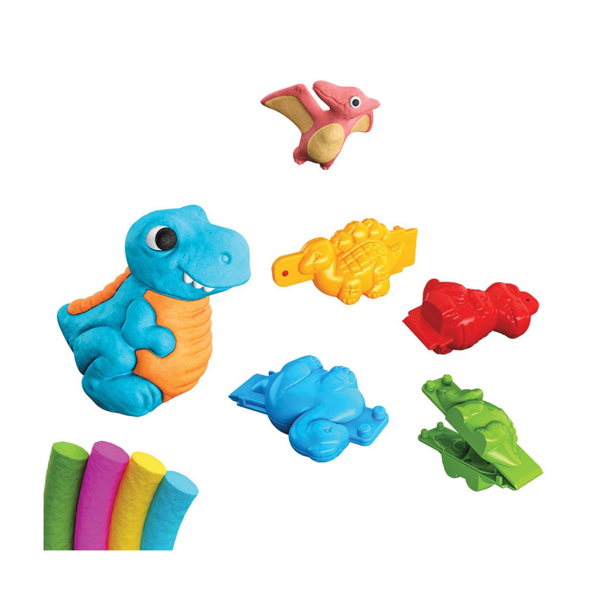 03549 Dede, 3D Dinozor Hamur Set 200 gr / +3 yaş