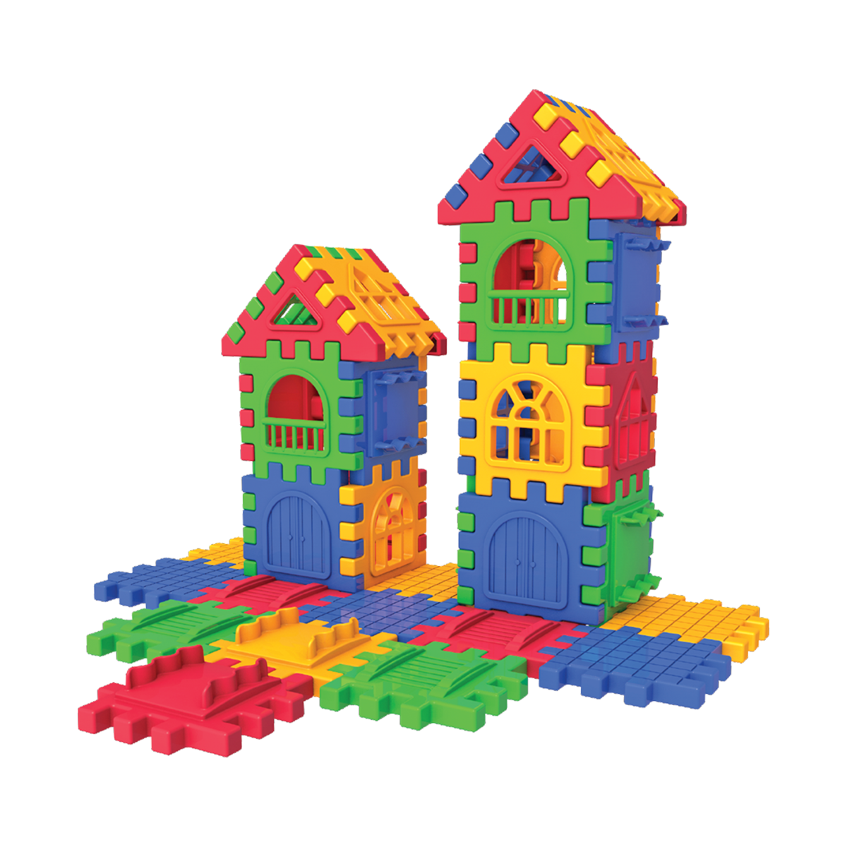 03702 Puzzle City 64 Parça -Dede